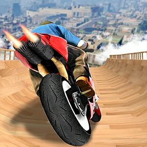 Mega Ramp Stunt Moto